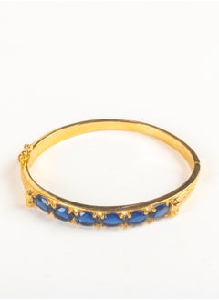Blue Zirconic Platinum Bracelet