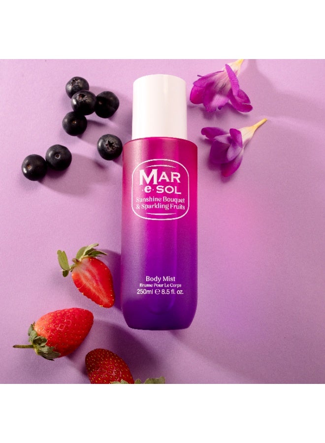 مار.إي.سول معطر جسم مار. إي. سول صن شاين بوكيه للنساء، 250 مل - رائحة فواكه فوارة، معطر للجسم منعش وطويل الأمد - Image 2