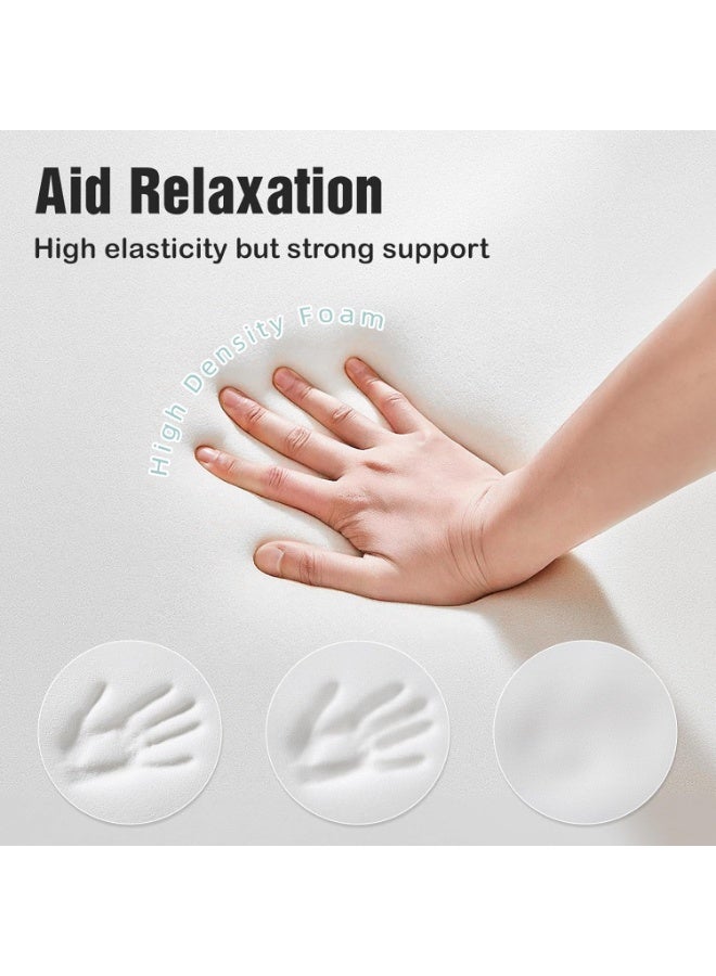 WALALLA Portable Leg Elevation Pillows, Cooling Memory Foam Leg Lift Pillow, Wedge Pillow, Multifunctional Knee Pillow, Reading Working Pillow with Handles for Sleeping, Blood Circulation - Image 2