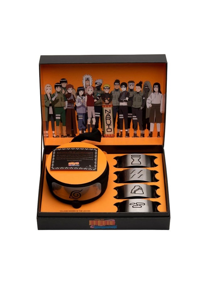 Naruto Cosplay Headband Set With 4 Village Plates  - Image 3