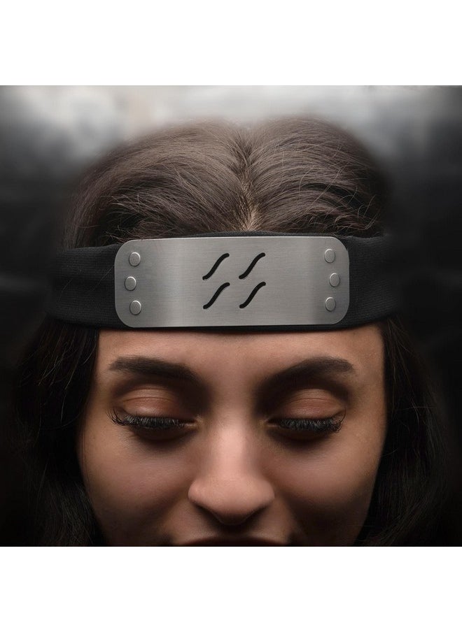 Naruto Cosplay Headband Set With 4 Village Plates  - Image 2