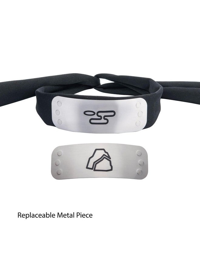 Naruto Cosplay Headband Set With 4 Village Plates  - Image 5