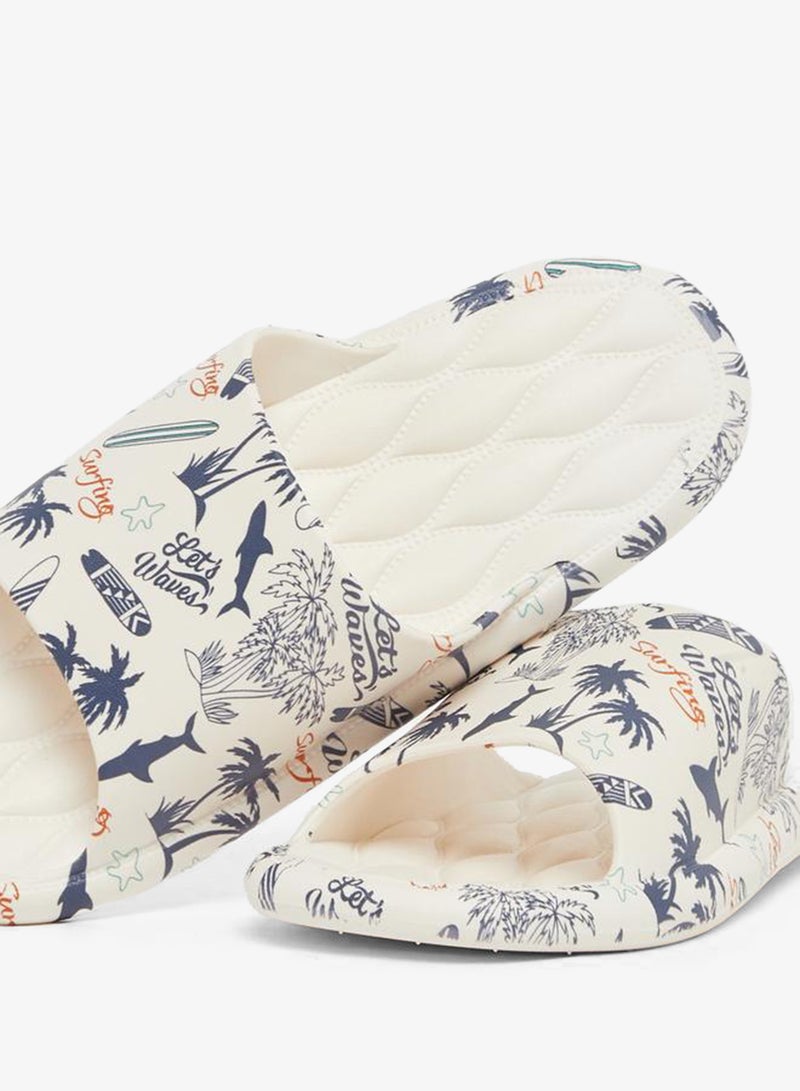 Take Two Printed Thick Sole Slippers - Image 3