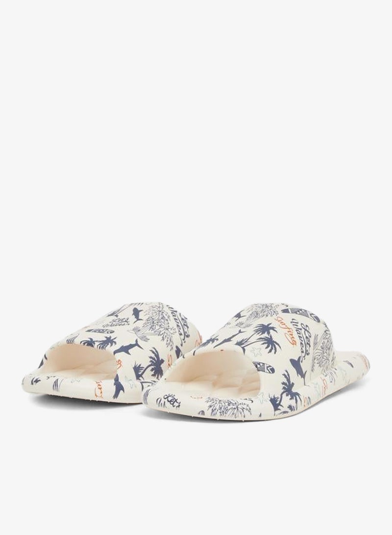 Take Two Printed Thick Sole Slippers - Image 2