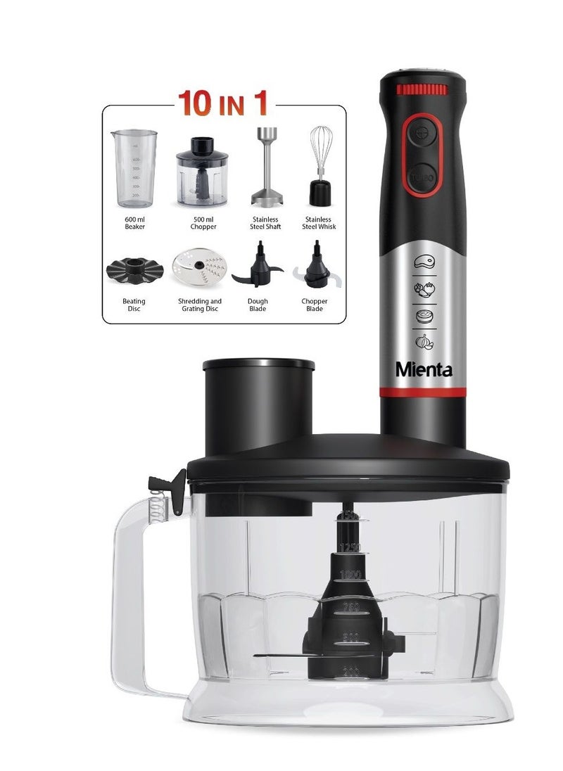 Mienta MIENTA Essentials Pro 10-in-1 Hand Blender 1000W  - Image 1