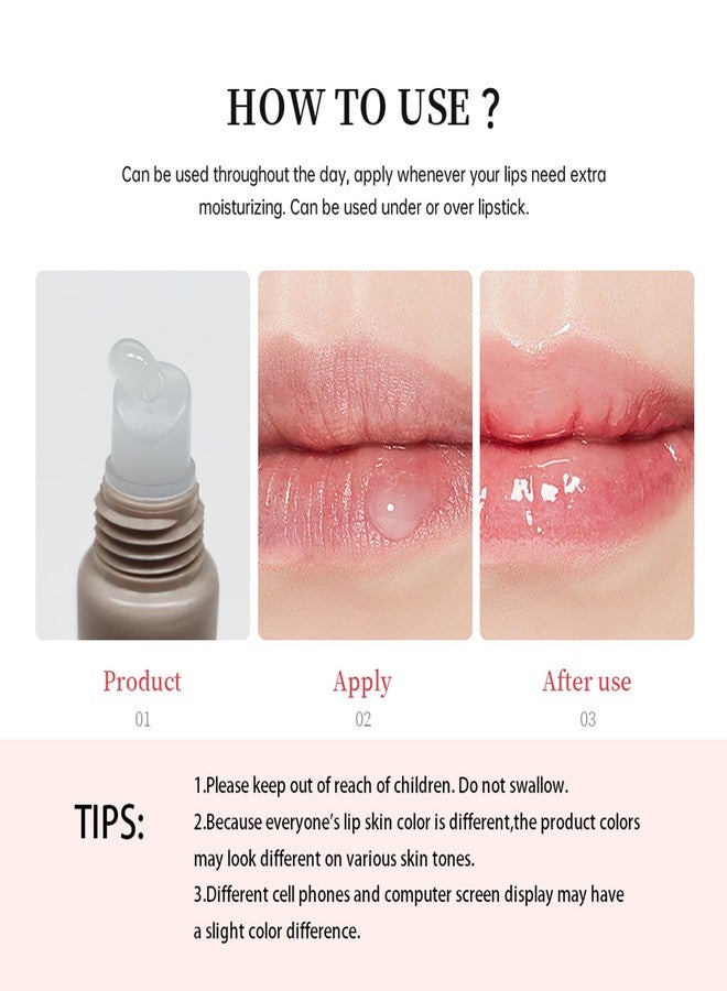 Dulele Glossy Lip Butter Balm, 4 Colors Peptide Lip Tint Lip Stain, Moisturizing Lip Gloss Hydrating Lip Glow Oil, Nourishing Lip Care & Repair Lip Mask - Image 4