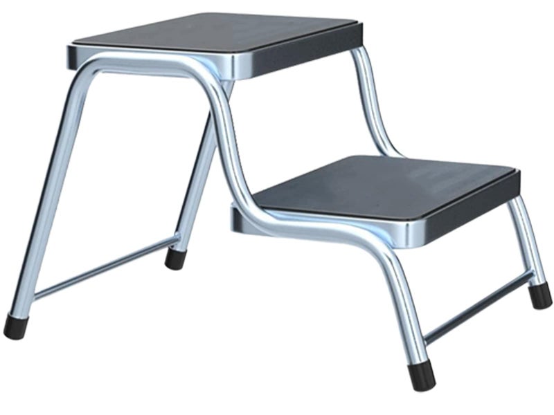 Generic Xtremeauto Double Steel Caravan Step Extra Large - XL Steel Caravan Motorhome Step, Heavy Duty Camper Stool Step, Caravan Step Camper Steps, Wide Stepping Stool For Campervan With Anti Slip Grooves  - Image 1