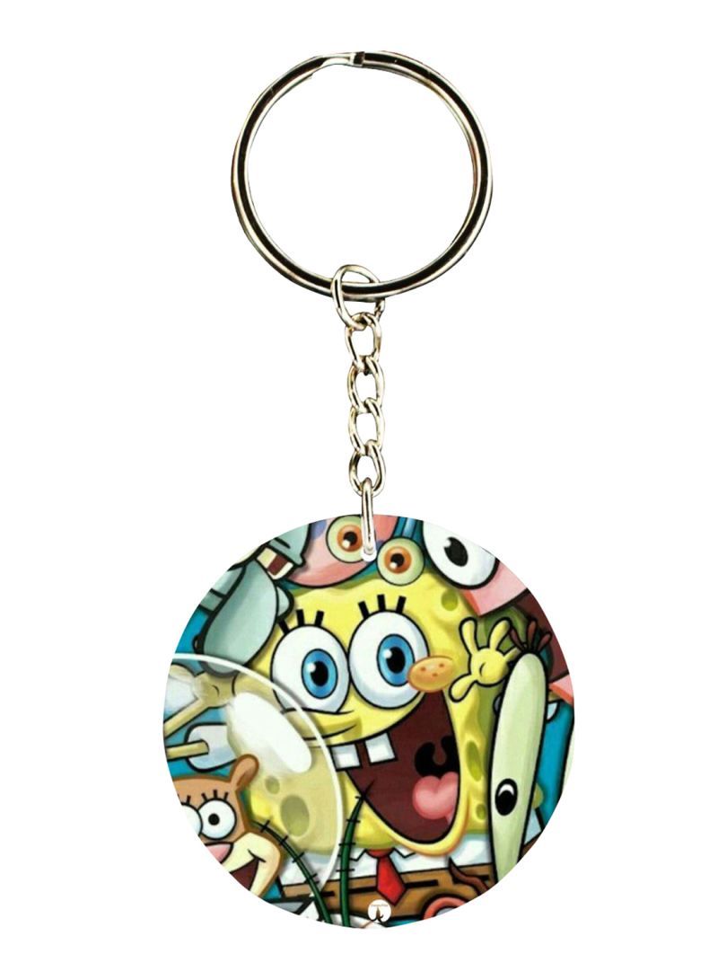 Spongebob Printed Keychain