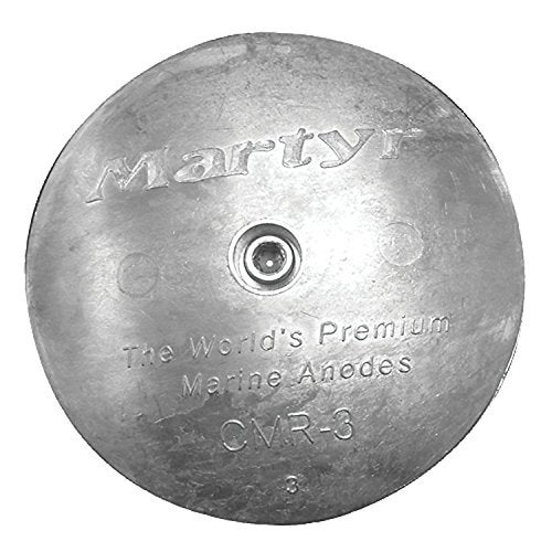 Martyr Anodes CMR02, Rudder / Trim Tab Anode, .5 H x 2.81 OD x .28 ID, Zinc - Image 3