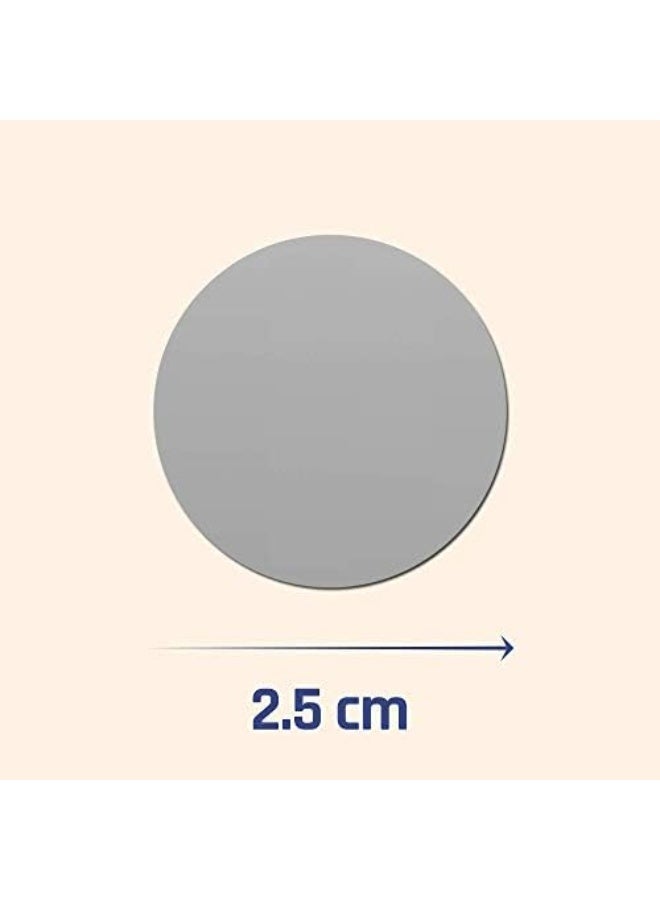 150 Pack, 1" Scratch Off Stickers Labels, Round Circle - Silver - Image 2