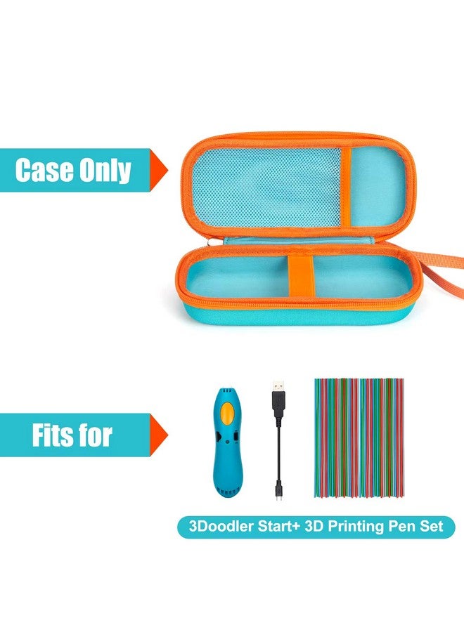 Yewltvep Case Compatible With 3Doodler Start+ Essentials(2024) For 3D Pen Set For Boys & Girls,Art Activity Set Storage Organizer For Educational Stem Toy Holder Filament Refill Doodlepad And Cable(Case Only) - Image 2