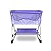 Anivia Doll Bed Furniture 2 Function Toy Doll Bed and Doll Swings Together for 18 inches Baby Dolls Baby Doll Crib with Bottom DP601PURPLE - Image 2