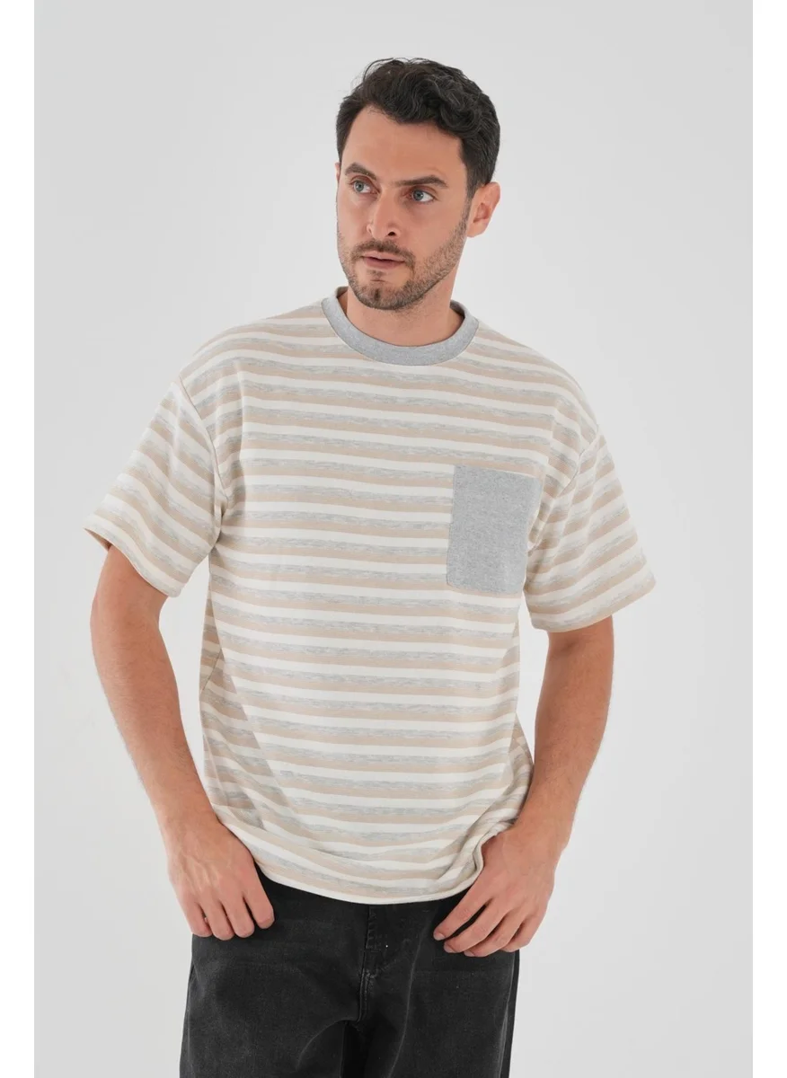 Alexander Gardi Alexandergardi Striped T-Shirt with Pocket Detail