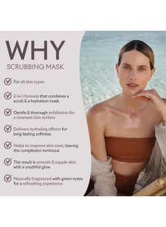 Seacret SEACRET 2-in-1 Facial Scrubbing Mask - Exfoliating Face Scrub & Mask | Gentle Face Scrubber Exfoliator for Deep Cleansing & Radiant Skin | Infused with Dead Sea Minerals & Pumpkin Enzyme and Kaolin  - Image 4