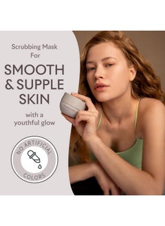 Seacret SEACRET 2-in-1 Facial Scrubbing Mask - Exfoliating Face Scrub & Mask | Gentle Face Scrubber Exfoliator for Deep Cleansing & Radiant Skin | Infused with Dead Sea Minerals & Pumpkin Enzyme and Kaolin  - Image 3