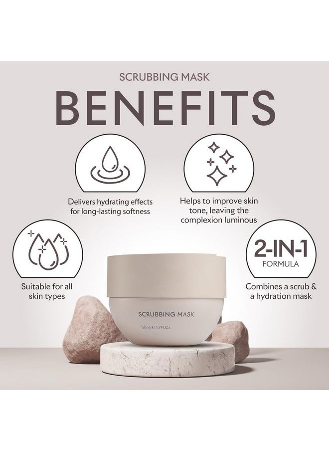 Seacret - SEACRET 2-in-1 Facial Scrubbing Mask - Exfoliating Face Scrub & Mask | Gentle Face Scrubber Exfoliator for Deep Cleansing & Radiant Skin | Infused with Dead Sea Minerals & Pumpkin Enzyme and Kaolin - Image 1