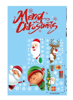 ZAFAA HOME Merry Christmas Window Stickers – Festive Holiday Decals for Glass Surfaces, Reusable and Easy-to-Apply Christmas Decorations  - Image 1