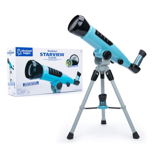 Educational Insights GeoSafari Starview Telescope Kids Telescope for Beginners Beginner Astronomy Telescopes Stargazing Viewing Planets Home or Classroom Set Space STEM Gifts for Ages 7 - Image 1