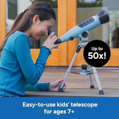 Educational Insights GeoSafari Starview Telescope Kids Telescope for Beginners Beginner Astronomy Telescopes Stargazing Viewing Planets Home or Classroom Set Space STEM Gifts for Ages 7 - Image 5