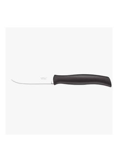 TRAMONTINA Since 1911,Made in Brazil- Athus 3 Inches Paring Knife with Stainless Steel Blade and Black Polypropylene Handle 