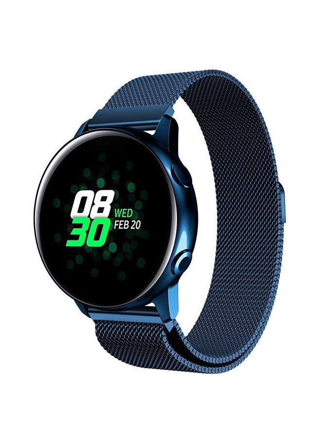 Generic - Milanese Mesh Replacement Band For Samsung Galaxy Active/Active2 Blue - Image 1