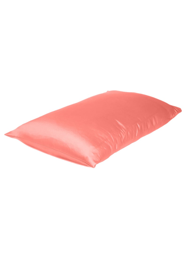 Satin Pillow Cover For Skin And Hair Care Salmon Rose Silk Pillowcase Set of 2 with Envelope Closure 45W X 68L CM Regular Size (18 x 27 Inches) - pzsku/Z1C5A98B2046677DC7E87Z/45/_/1716967033/60295f26-9593-402b-a9ef-7bd1fdc17abf