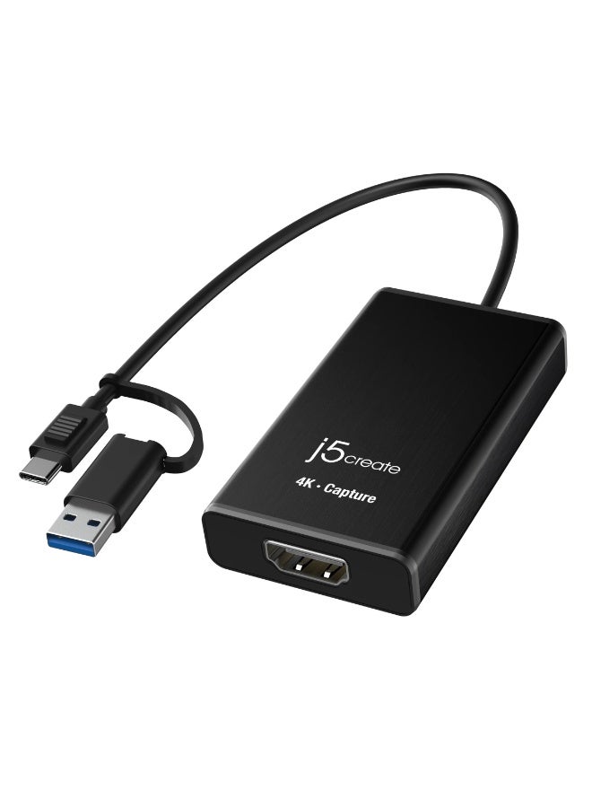 j5create 4K HDMI Capture Adapter, HDMI to USB-C 3.2 Capture Device, 4K Video Capture Card for Streaming, Recording & Live Broadcasting - Image 4