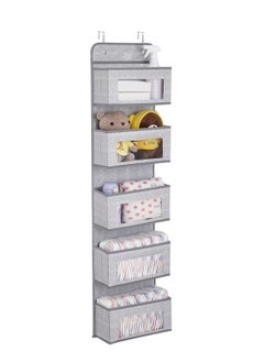 Sharpdo 5-Layer Wardrobe Wall-Mounted Non-Woven Storage Bag 33*12*125cm  - Image 1