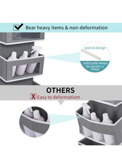 Sharpdo 5-Layer Wardrobe Wall-Mounted Non-Woven Storage Bag 33*12*125cm  - Image 4