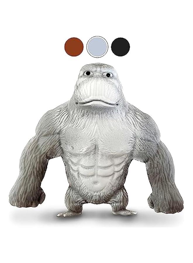 Stretchy Monkey World Toy Squishy Monkey Squishies (1-Pack) Splat Monkey Gorilla Toy Stretch Monkey Squishy Toys Stress Relief Toy Autism Sensory Toys for Autistic Children Party Favors (Grey) - Image 1