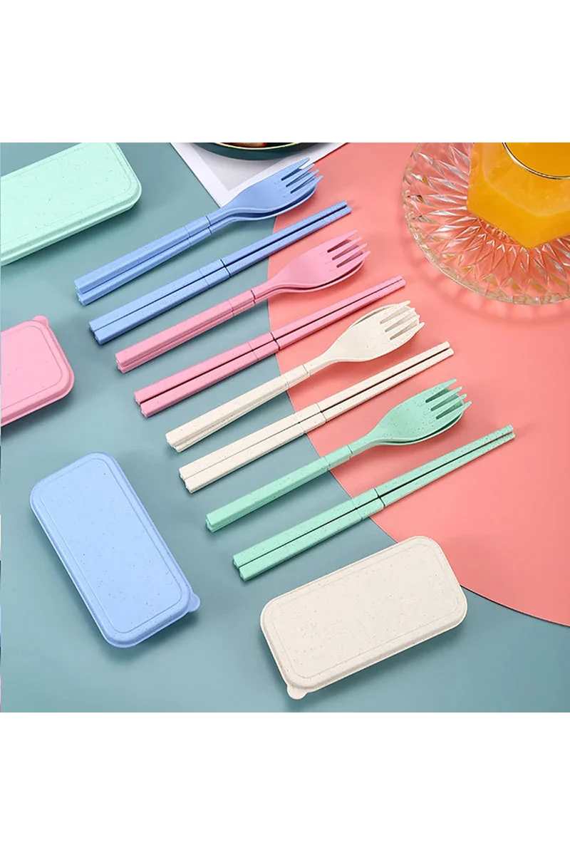 STAR BABiES Star Babies Insulated Mini Lunch Bag with Foldable Fork- Spoon Set Grey