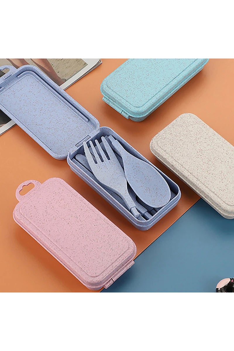 Star Babies Insulated Mini Lunch Bag with Foldable Fork- Spoon Set Grey - Image 3