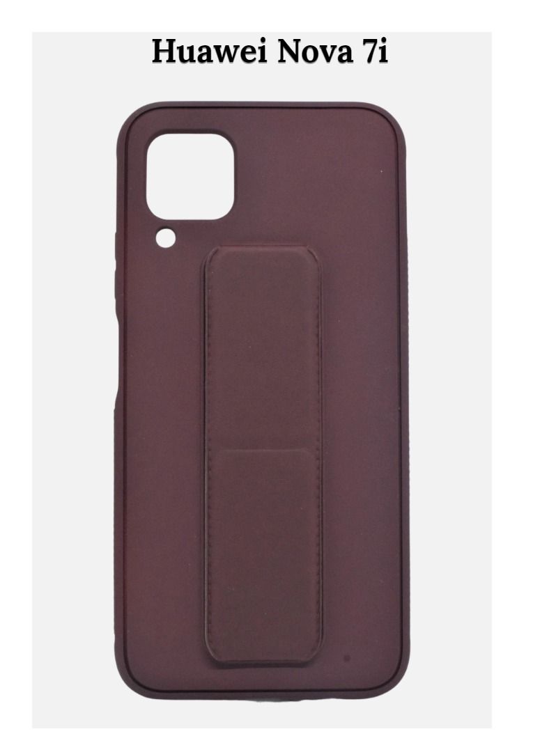 BORTONY Protective Case Cover With Finger Grip Stand For Huawei Nova 7i - Image 1