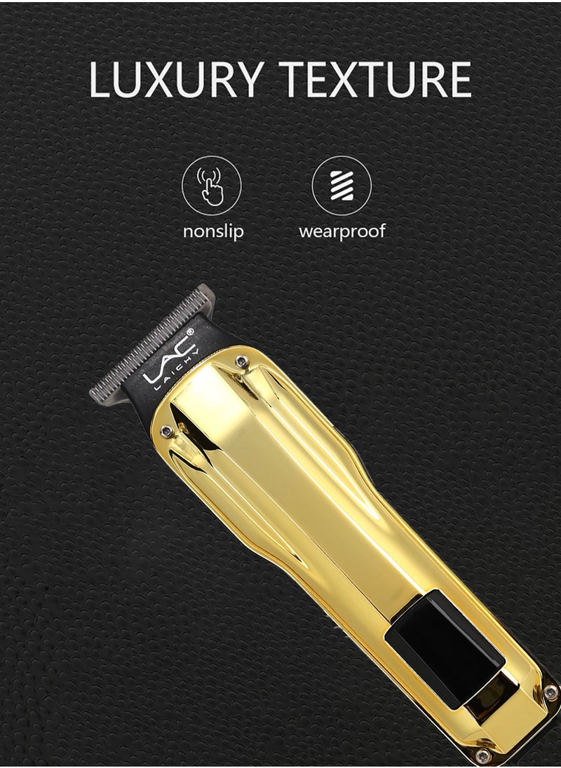 LAC - Hair Clippers for men Hair Trimmer Beard Trimmer for Men Razor Kit - Rechargeable USB Professional Cordless Hair Clippers for Men with LED Display for Barber - Image 1