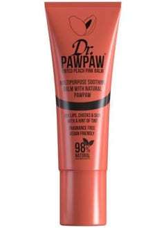 Dr.PAWPAW Tinted Peach Pink Balm 10 Ml  - Image 2