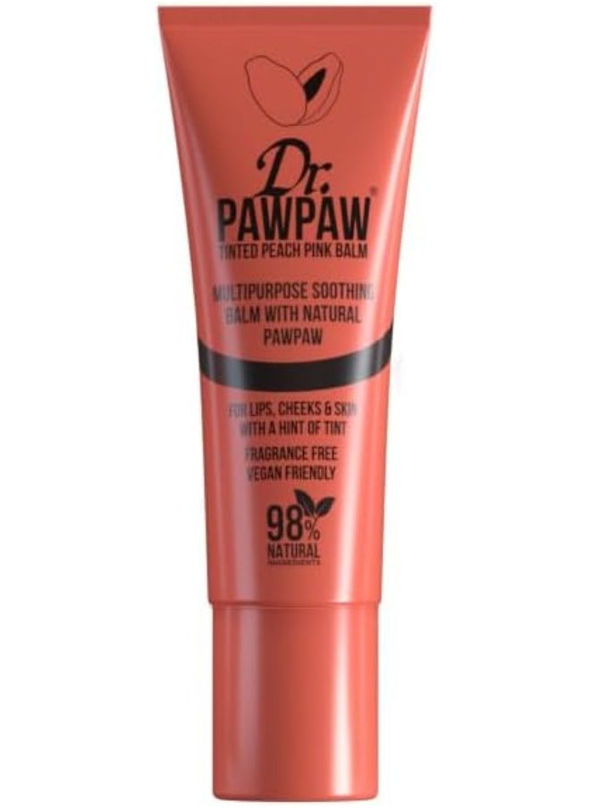 Dr.PAWPAW Tinted Peach Pink Balm 10 Ml  - Image 2