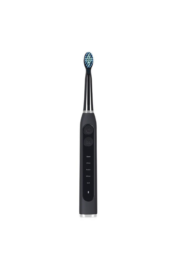 M MIAOYAN Sonic electric toothbrush for adults, high power, rechargeable, deep cleaning, one brush and clean, 19,000 times/minute vibration frequency, five cleaning modes, 30 days of battery life - Image 1