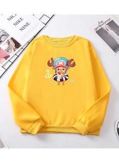KUYING New One Piece Casual Loose Round Neck Hoodie  - Image 1