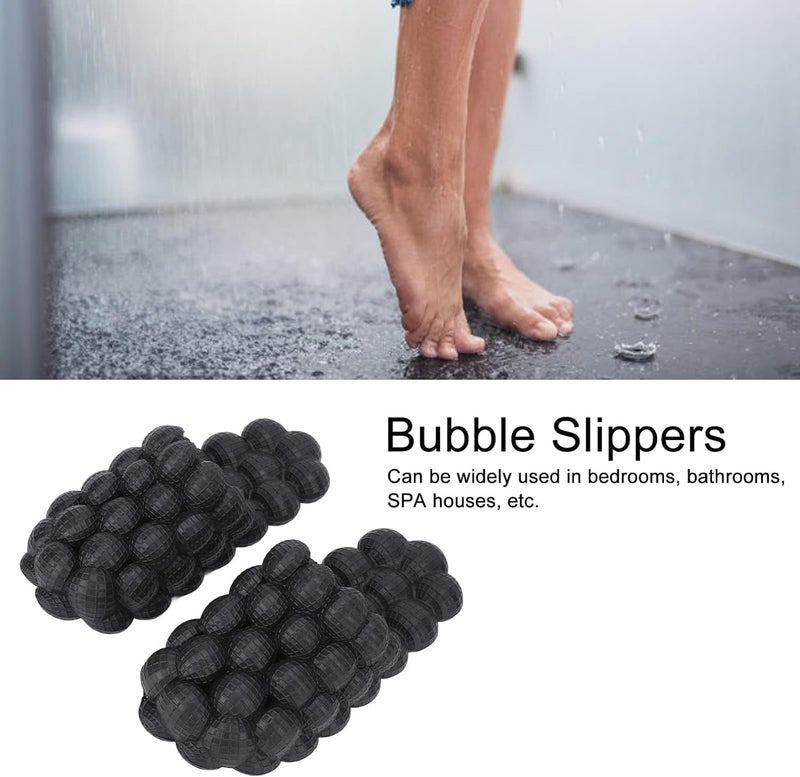 Stardust Bubble Slides Massage Slippers For Women Men Non-Slip Spa Gym Bubble Slippers, Soft Pillow Stress Relief Slide - Image 4