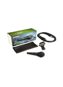 Shure Cardioid Dynamic Vocal Microphone PGA58-XLR-E Black  - Image 3