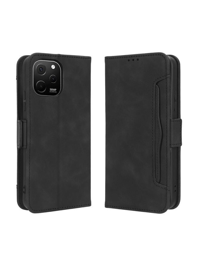 Zaboon Case For Huawei nova Y61 Skin Feel Calf Texture Card Slots Leather Phone Case - Image 2