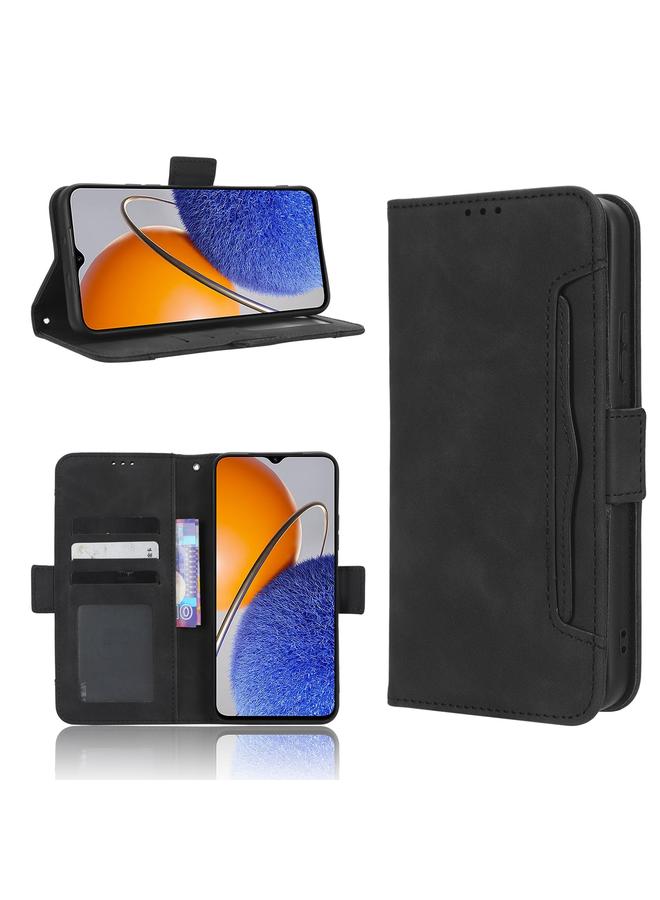 Zaboon Case For Huawei nova Y61 Skin Feel Calf Texture Card Slots Leather Phone Case - Image 1