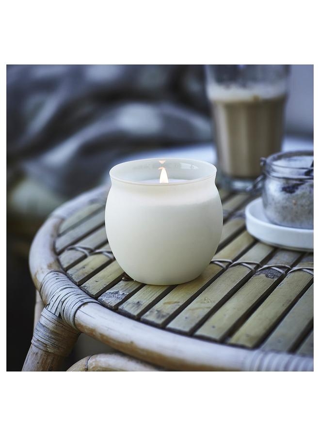 زبون شمعة معطرة في زجاج، فانيليا/بيج فاتح، 50 ساعة - Image 4