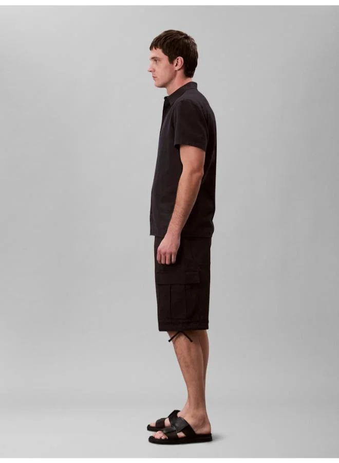 Calvin Klein Jeans  Cotton Loose Cargo Shorts for Men | Best Price UAE