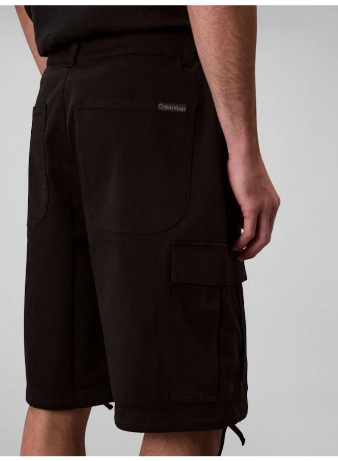 Calvin Klein Jeans  Cotton Loose Cargo Shorts for Men | Best Price UAE