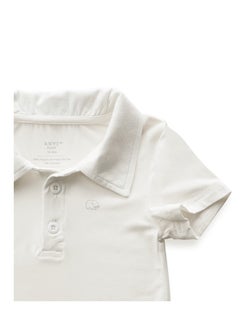 أنفي بيبي Bamboo Spandex Polo T-Shirt- White  - Image 2
