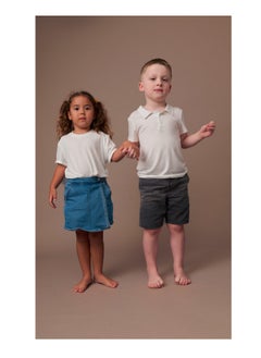 أنفي بيبي Bamboo Spandex Polo T-Shirt- White  - Image 5