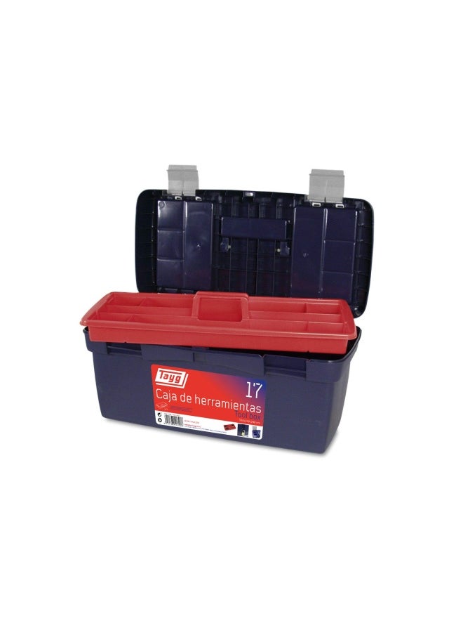 Tayg 370017 Plastic Tool Box Mod. 17 Blue  - Image 2