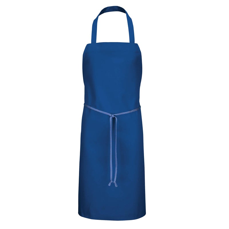 Chef Designs Red Kap Chef DesignsStandard Bib Apron, Royal Blue, 30x33 - Image 5