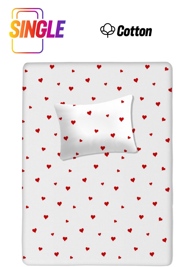 Lief Home Cotton Baby Bedspread Sheet 115X150 + Baby Pillowcase 35X45  - Image 1